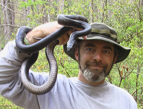 Steve and Scar the ratsnake