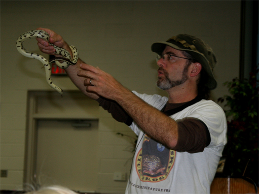Me and Josie the Kingsnake