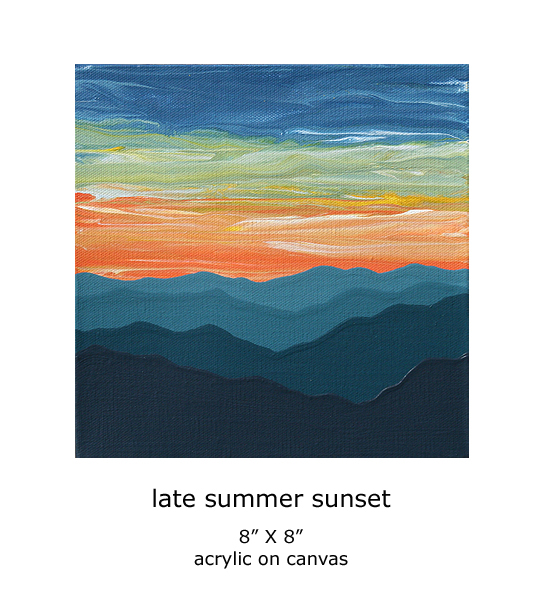 Late Summer Sunset by Christina Ramsey FOR SALE