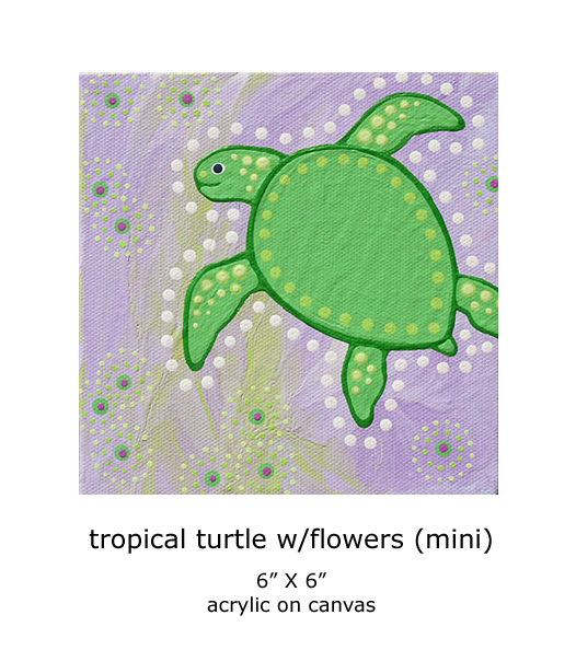 Tropical Turtle by Christina Ramsey FOR SALE