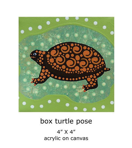 Box Turtle Pose by Christina Ramsey FOR SALE